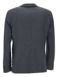 BOSS peak-lapel wool blazer