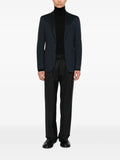 BOSS notch-lapel single-breasted jacket