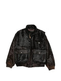 FOUND calf-hair panelled jacket