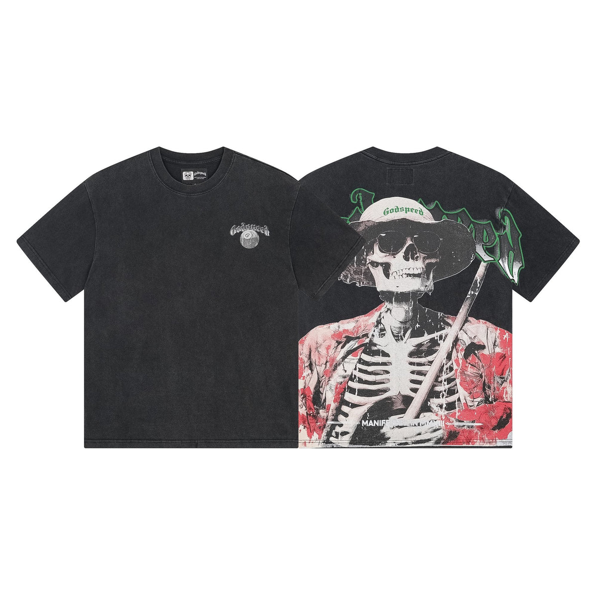 Godspeed Skeleton Graphic Short-Sleeve T-Shirt